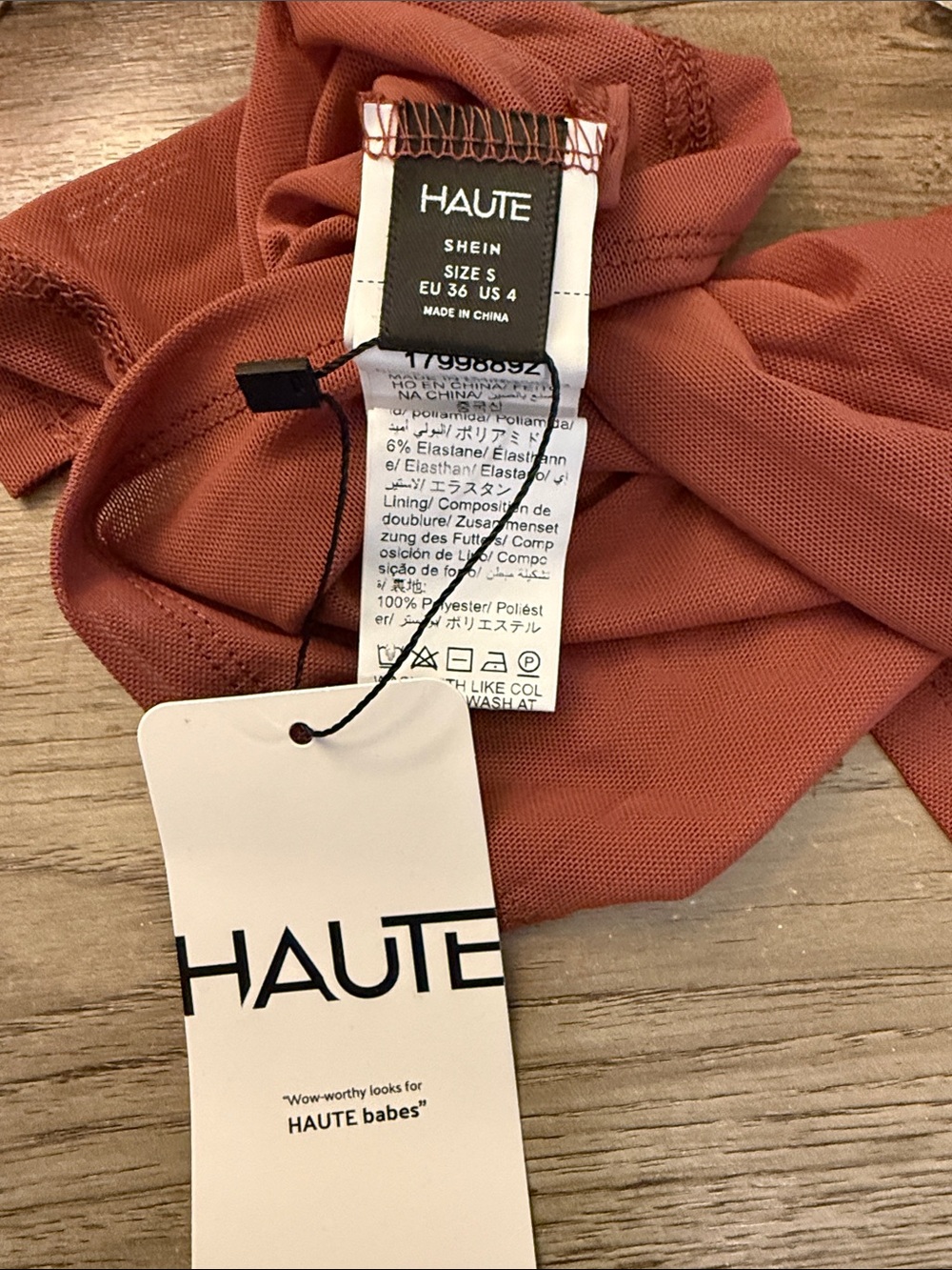 SHEIN Rust Ruched Maxi Dress - Picture 2 of 4